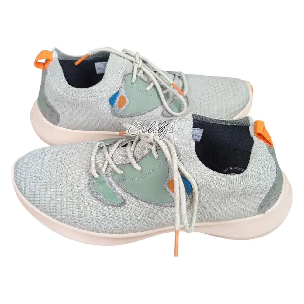 Vessi Everyday Move Womens 10 Camper Green Waterproof Knit Dyma-Tex Sneaker